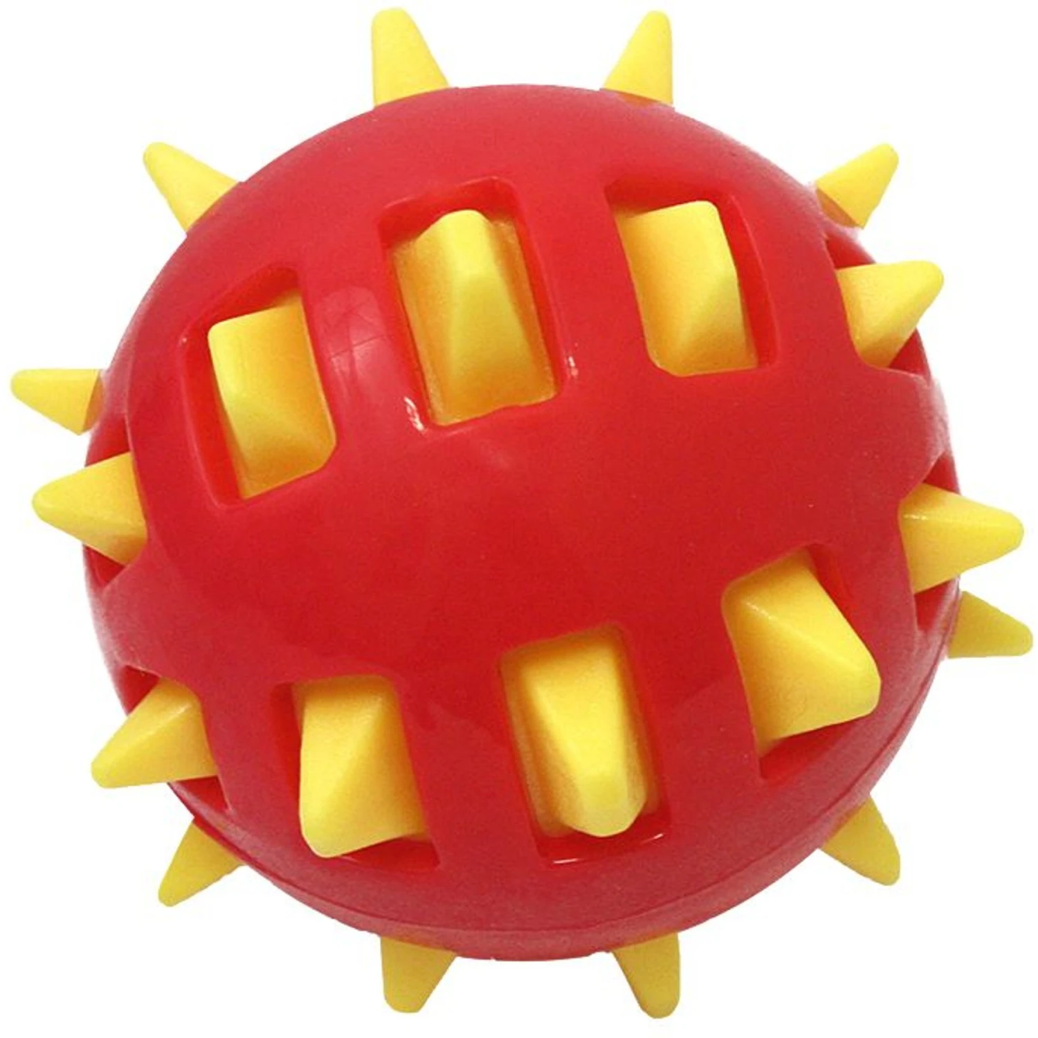 Multipet Spike TPR Ball Dog Toy, Color Varies 5 Multipet Spike TPR Ball Dog Toy, Color Varies - Image 3