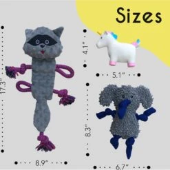 Rocket & Rex Oh My! Unicorn Stuffing-Free Squeaky Plush Dog Chew Toy Set, 3 Count 12 Rocket & Rex Oh My! Unicorn Stuffing-Free Squeaky Plush Dog Chew Toy Set, 3 Count -Pet Dog Toys 318049 PT3. AC SS1800 V1632176225