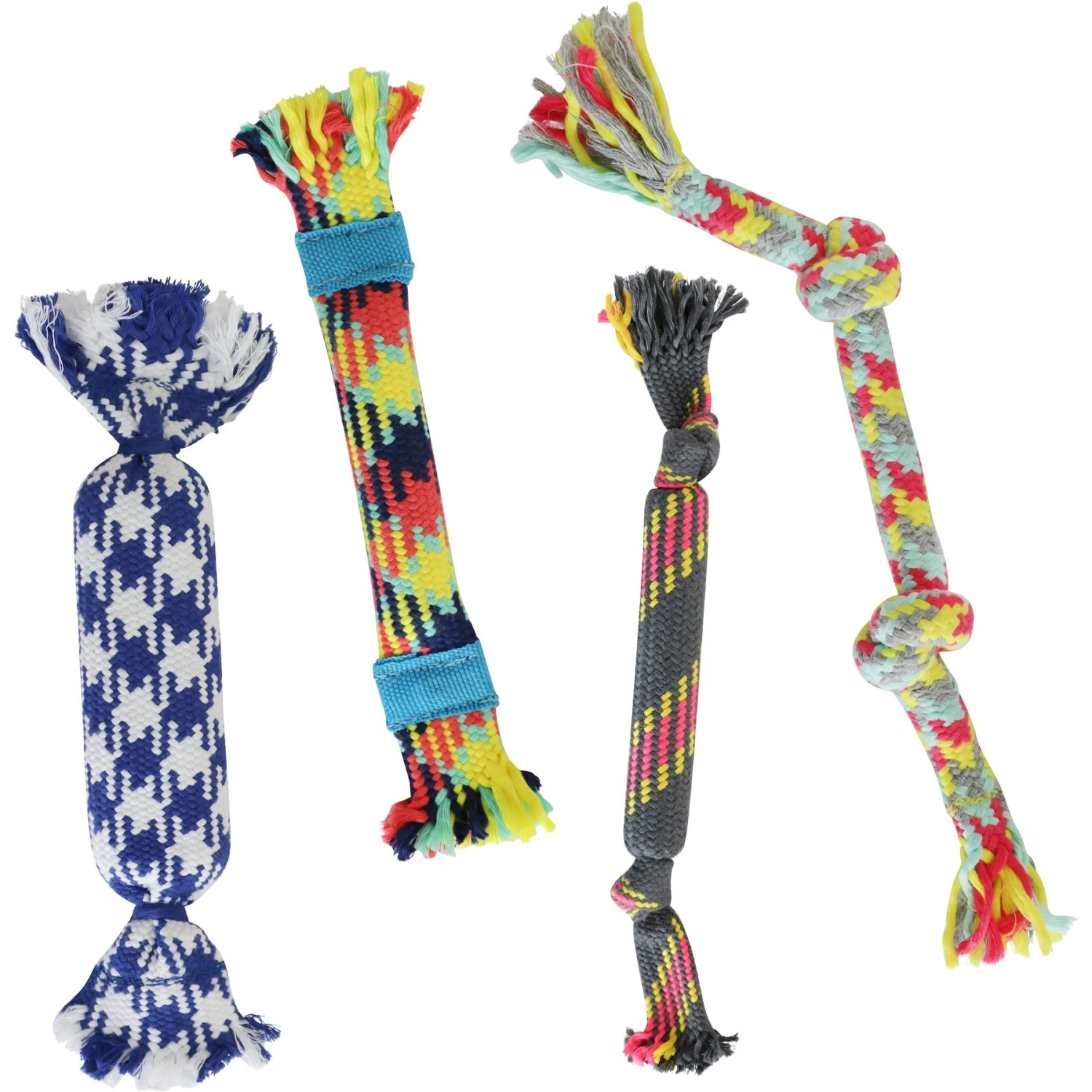 Rocket & Rex Not Just Your Plain Old Rope Dog Toy Set, 4 Count 3 Rocket & Rex Not Just Your Plain Old Rope Dog Toy Set, 4 Count