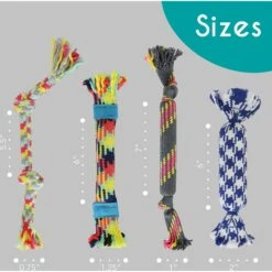 Rocket & Rex Not Just Your Plain Old Rope Dog Toy Set, 4 Count 11 Rocket & Rex Not Just Your Plain Old Rope Dog Toy Set, 4 Count -Pet Dog Toys 318053 PT4. AC SS1800 V1632175339