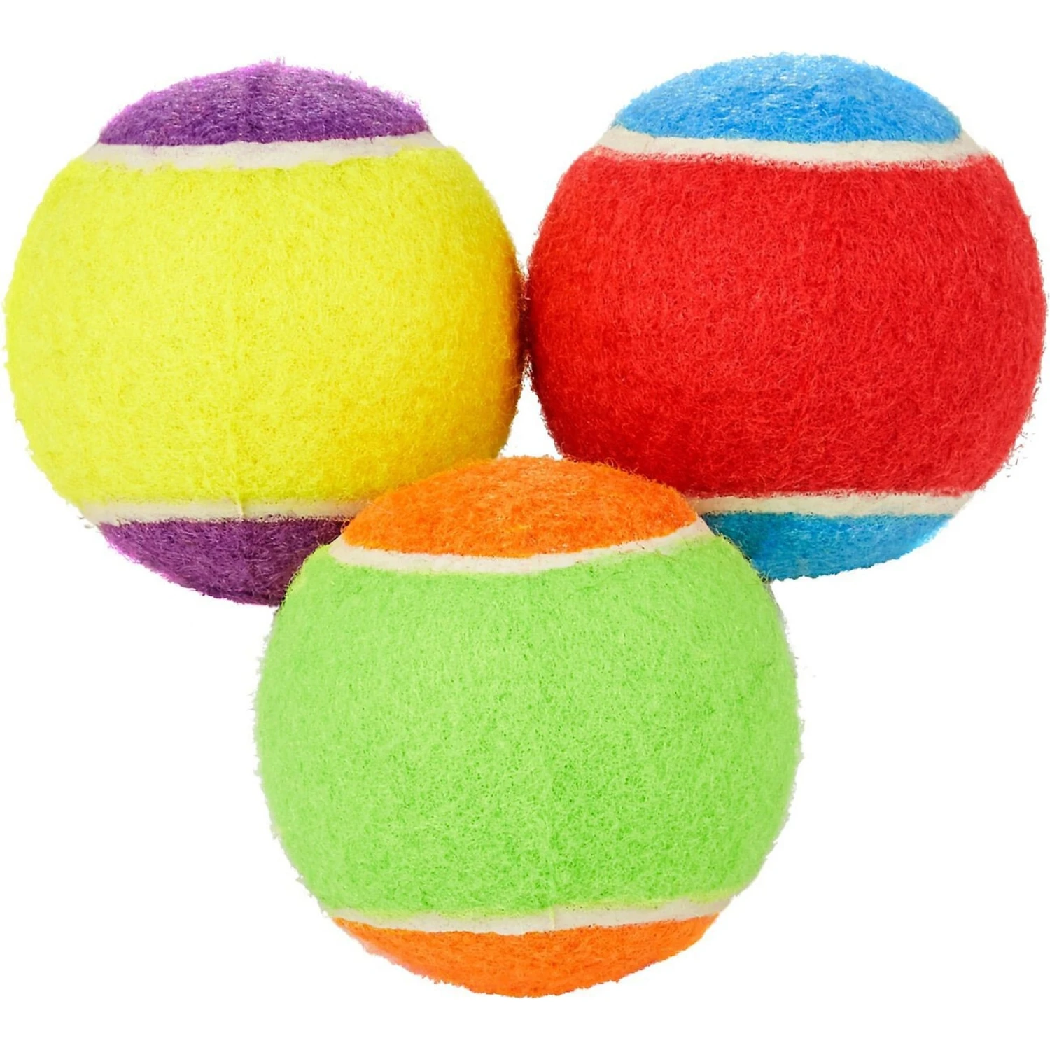 Frisco Fetch Squeaking Colorful Tennis Ball Dog Toy & Project Hive Pet Company Ball Dog Toy 4 Frisco Fetch Squeaking Colorful Tennis Ball Dog Toy & Project Hive Pet Company Ball Dog Toy - Image 2