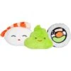 Pearhead Sushi Bento Dog Toys, 3 Count