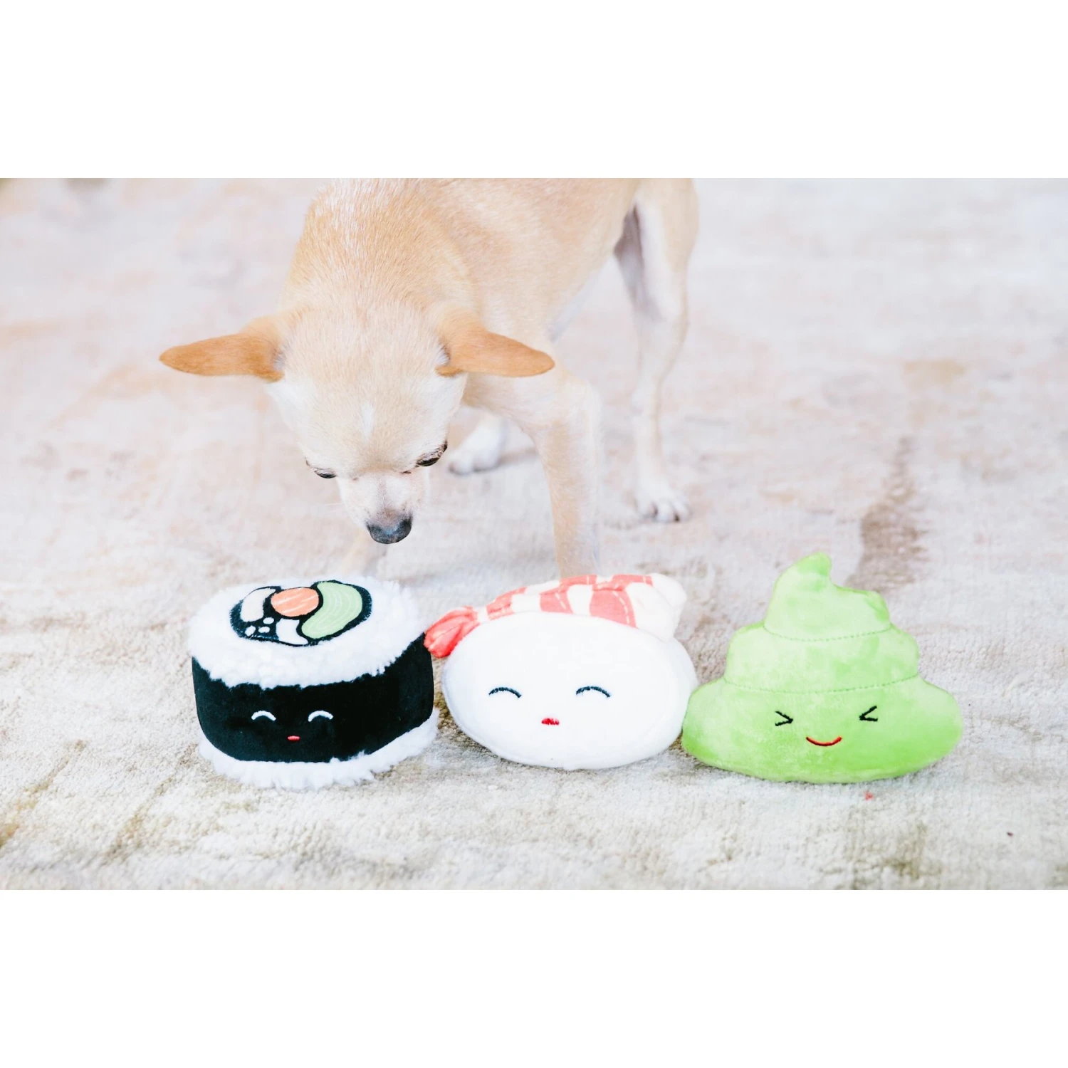 Pearhead Sushi Bento Dog Toys, 3 Count 8 Pearhead Sushi Bento Dog Toys, 3 Count - Image 6