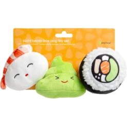 Pearhead Sushi Bento Dog Toys, 3 Count 15 Pearhead Sushi Bento Dog Toys, 3 Count -Pet Dog Toys 327073 PT6. AC SS1800 V1633479390