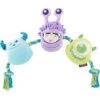 Pixar Monsters, Inc. Plush With Rope Squeaky Dog Toy