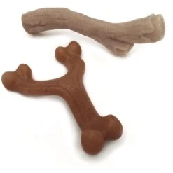 Nylabone Gourmet Style Strong Chew Dog Chew Toy Bundle, Bacon & Peanut Butter