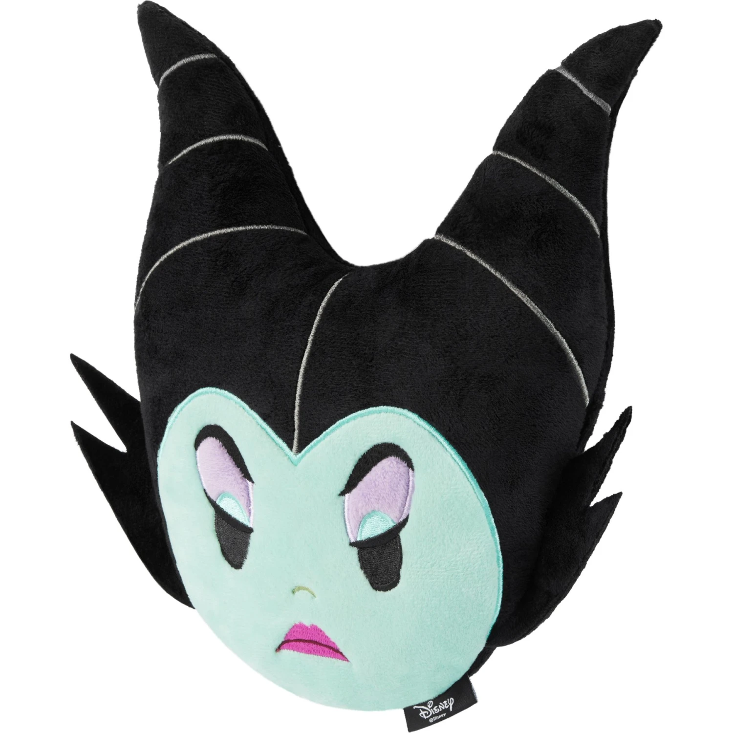 Disney Villains Maleficent Round Plush Squeaky Dog Toy 3 Disney Villains Maleficent Round Plush Squeaky Dog Toy