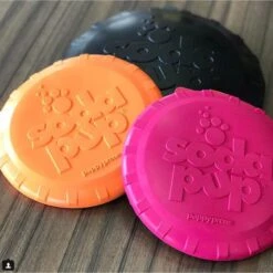 SodaPup Bottle Top Rubber Flying Disk Dog Toy -Pet Dog Toys 346939 PT8. AC SS1800 V1638402451