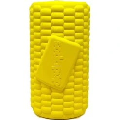 SodaPup Corn On The Cob Rubber Treat Dispenser Dog Toy