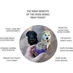 SodaPup Cross Bones Treat Pocket Dog Toy 12 SodaPup Cross Bones Treat Pocket Dog Toy -Pet Dog Toys 346959 PT2. AC SS1800 V1638306085