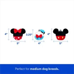 Disney Holiday Mickey & Friends Christmas Tree Hide & Seek Puzzle Plush Squeaky Dog Toy -Pet Dog Toys 356013 PT2. AC SS1800 V1695043870