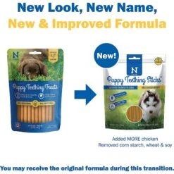 Nylabone Advanced Oral Care Original Flavor Puppy Dental Kit & N-Bone Puppy Teething Sticks Chicken Flavor Dog Treats -Pet Dog Toys 365512 PT7. AC SS1800 V1644016002