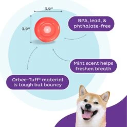 Planet Dog Orbee-Tuff Lil' Snoop Interactive Treat Dispensing Dog Toy -Pet Dog Toys 367755 PT2. AC SS1800 V1687966990