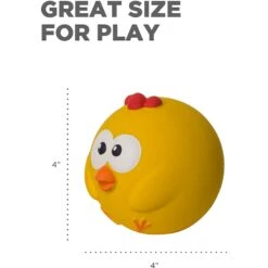 Outward Hound Sillyz Chick Latex Rubber Squeaky Ball Dog Toy -Pet Dog Toys 368196 PT2. AC SS1800 V1644531757