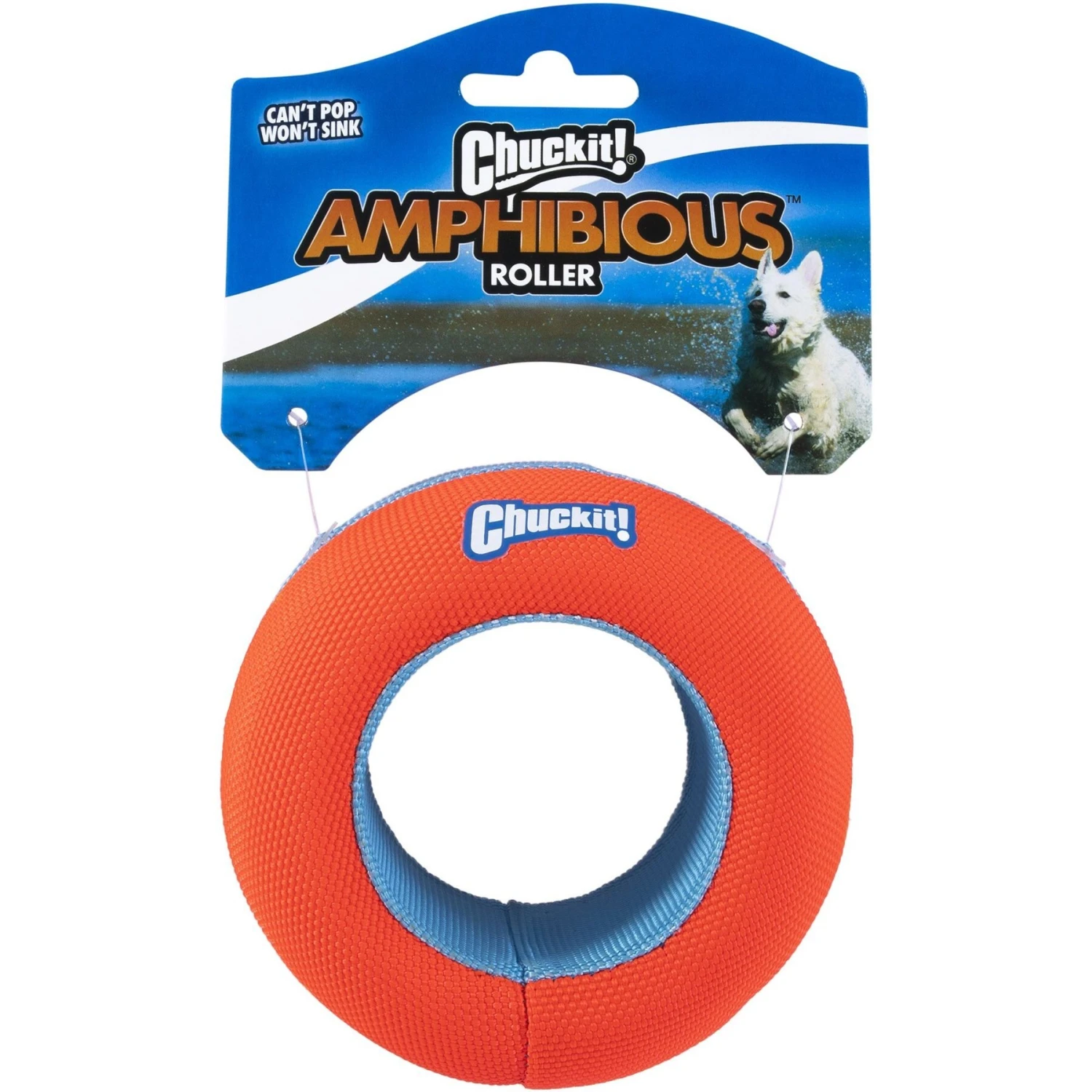 Chuckit! Amphibious Roller Ball Dog Toy, Orange 3 Chuckit! Amphibious Roller Ball Dog Toy, Orange