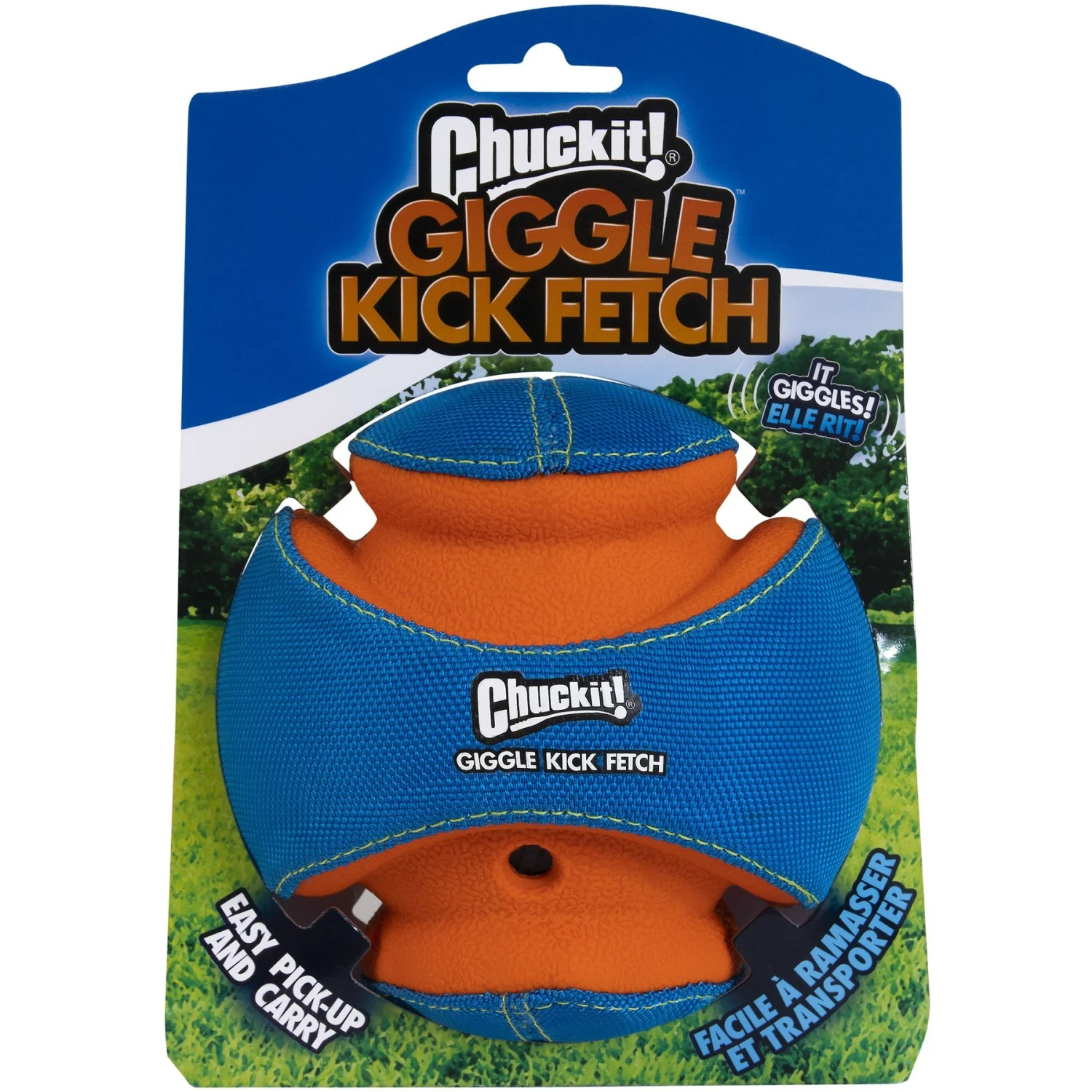 Chuckit! Giggle Kick Fetch Dog Toy, Blue 3 Chuckit! Giggle Kick Fetch Dog Toy, Blue