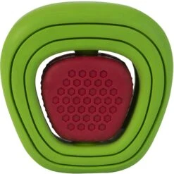 JW Pet Apple Core Chew-Ee Dog Toy, Green/Red -Pet Dog Toys 369084 PT3. AC SS1800 V1646693254