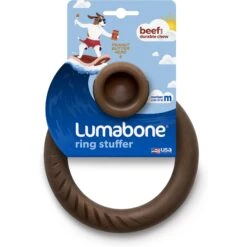 Lumabone Ring-Stuffer Beef Flavor Dog Toy -Pet Dog Toys 370193 PT2. AC SS1800 V1646759213