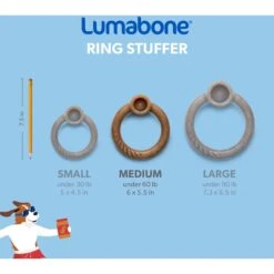 Lumabone Ring-Stuffer Beef Flavor Dog Toy -Pet Dog Toys 370193 PT5. AC SS1800 V1646765516