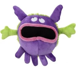 GoDog PlayClean Germs Soft Plush Squeaky Dog Toy