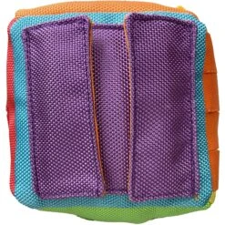 FouFIT Hide 'n Seek Cube Dog Toys, Multicolor, 1 Count -Pet Dog Toys 528270 PT3. AC SS1800 V1650394596