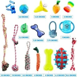 Pacific Pups Rescue Rope & Chew Dog Toy Variety Pack, 18 Count -Pet Dog Toys 532254 PT5. AC SS1800 V1692805975