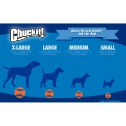 Chuckit! Fetch Ball Medley Triple Pack Dog Toy -Pet Dog Toys 53258 PT8. AC SS1800 V1530222703