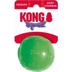 KONG Squeezz Ball Dog Toy, Color Varies -Pet Dog Toys 53376 PT3. AC SS1800 V1603166779