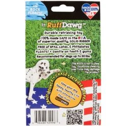 Ruff Dawg The Rock Dog Toy, Color Varies -Pet Dog Toys 53813 PT4. AC SS1800 V1530910646