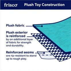 Frisco Spring Wheelbarrow Hide And Seek Puzzle Plush Squeaky Dog Toy -Pet Dog Toys 541510 PT3. AC SS1800 V1700163030