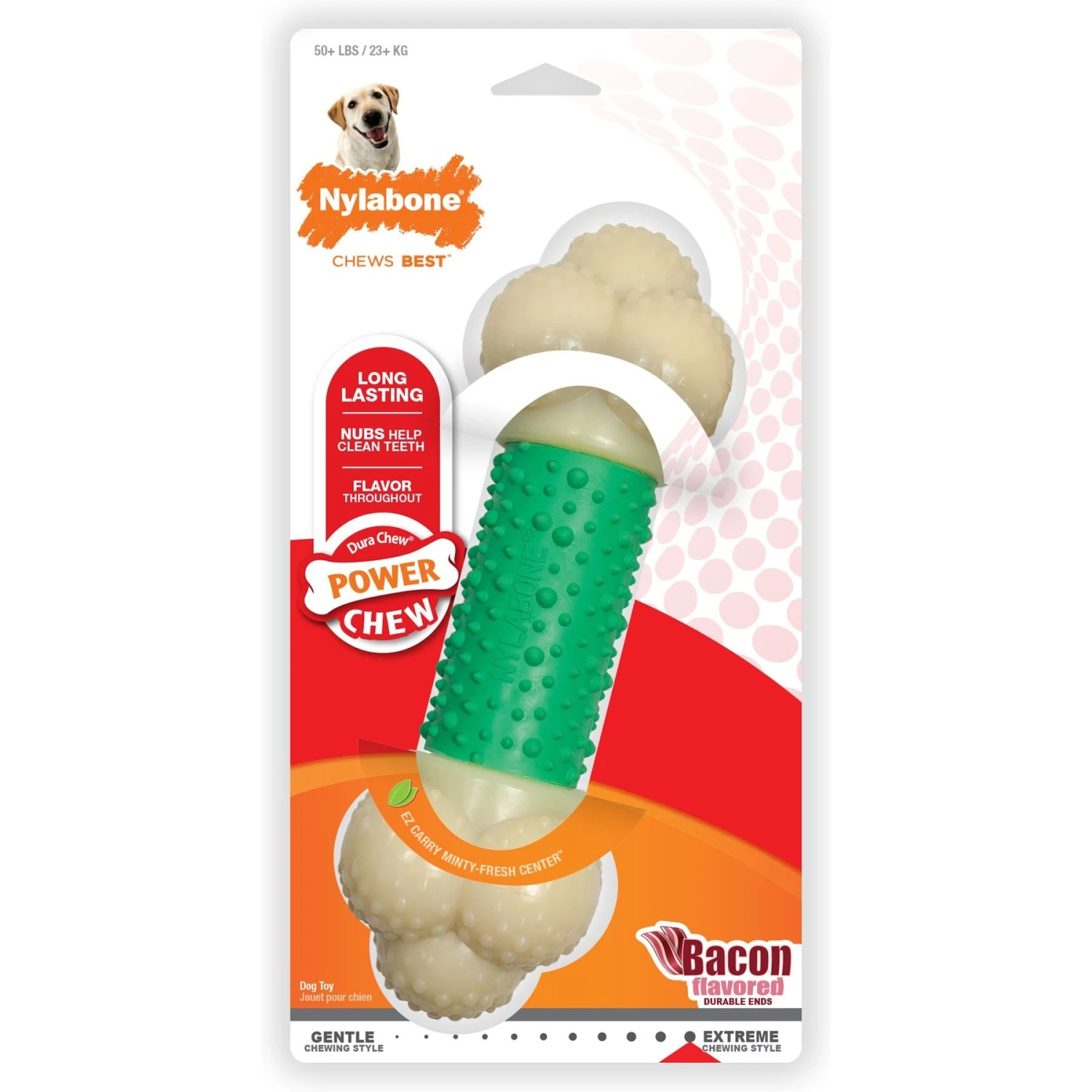 Nylabone Double Action Power Chew Durable Dog Toy 3 Nylabone Double Action Power Chew Durable Dog Toy