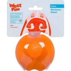West Paw Zogoflex Jive Tough Ball Dog Toy -Pet Dog Toys 58041 PT8. AC SS1800 V1542742697