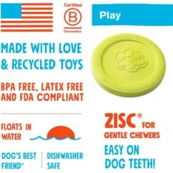 West Paw Zogoflex Zisc Flying Disc Dog Toy 11 West Paw Zogoflex Zisc Flying Disc Dog Toy -Pet Dog Toys 58046 PT3. AC SS1800 V1629325948