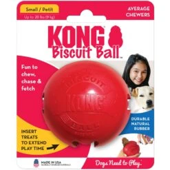 KONG Classic Biscuit Ball Dog Toy -Pet Dog Toys 59149 PT8. AC SS1800 V1534455425