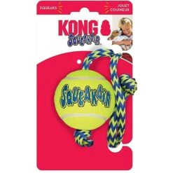 KONG AirDog Squeakair Ball With Rope Dog Toy -Pet Dog Toys 59298 PT2. AC SS1800 V1605310009