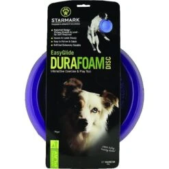 Starmark Easy Glide DuraFoam Flying Disc Dog Toy, Color Varies -Pet Dog Toys 60490 PT5. AC SS1800 V1589319404