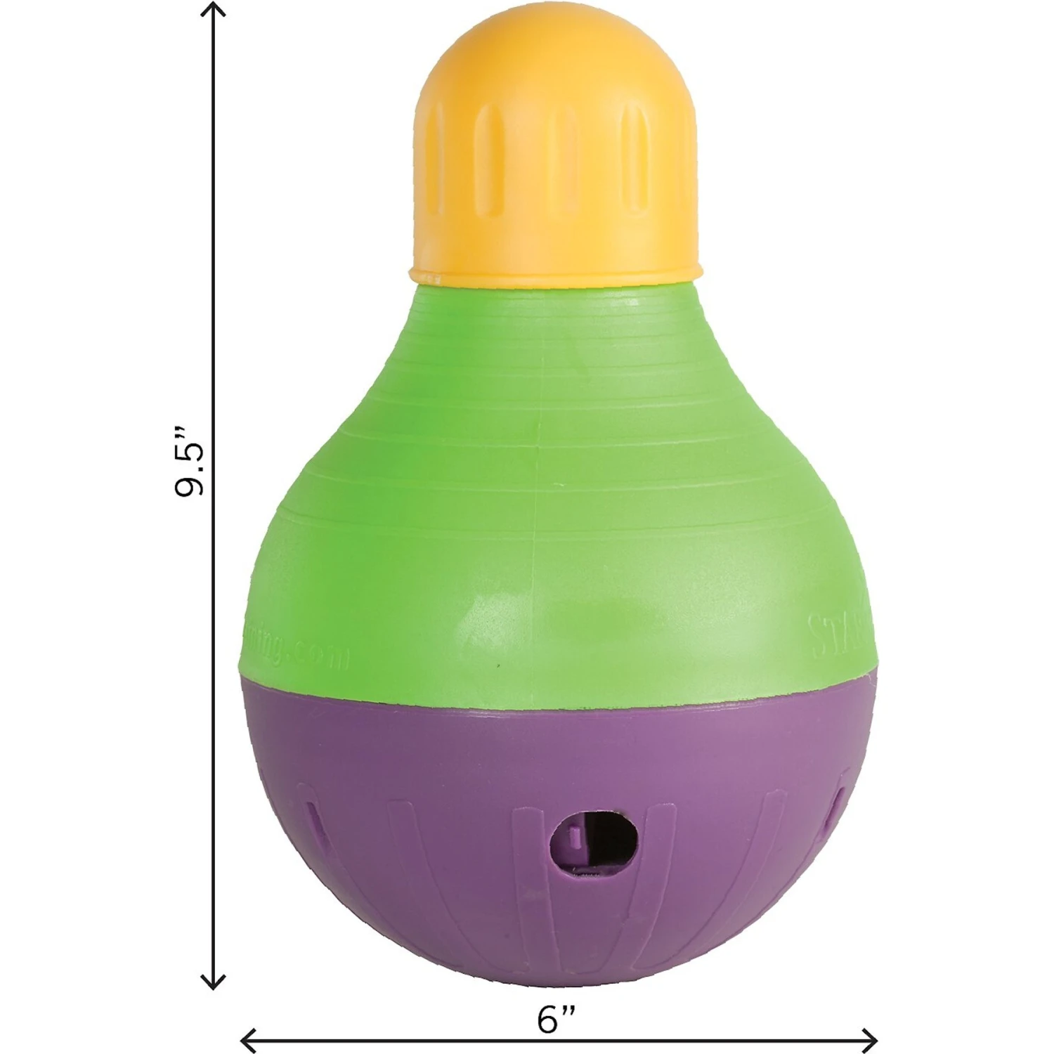 Starmark Treat Dispensing Bob-a-Lot Dog Toy 4 Starmark Treat Dispensing Bob-a-Lot Dog Toy - Image 2