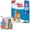 Four Paws Wee-Wee Superior Performance Dog Pee Pads & Nylabone Puppy Chew Variety Toy & Treat Triple Pack 2 Four Paws Wee-Wee Superior Performance Dog Pee Pads & Nylabone Puppy Chew Variety Toy & Treat Triple Pack -Pet Dog Toys 609534 MAIN. AC SS1800 V1660403165