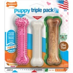 Four Paws Wee-Wee Superior Performance Dog Pee Pads & Nylabone Puppy Chew Variety Toy & Treat Triple Pack -Pet Dog Toys 609534 PT5. AC SS1800 V1660403217