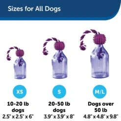 PetSafe Busy Buddy Tug-A-Jug Treat Dispenser Tough Dog Chew Toy -Pet Dog Toys 63851 PT1. AC SS1800 V1602296458
