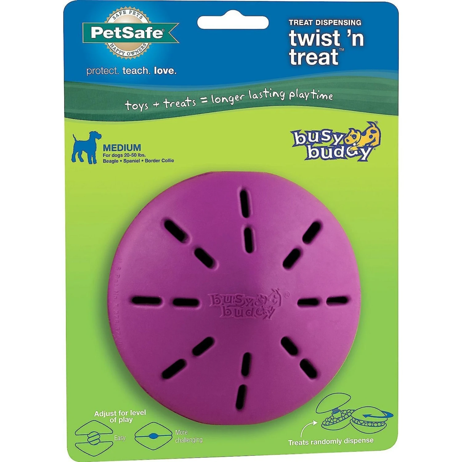 PetSafe Busy Buddy Twist 'n Treat Treat Dispenser Dog Toy 10 PetSafe Busy Buddy Twist 'n Treat Treat Dispenser Dog Toy - Image 8