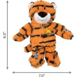 KONG Wild Knots Tiger Dog Toy, Orange -Pet Dog Toys 666398 PT1. AC SS1800 V1666385837