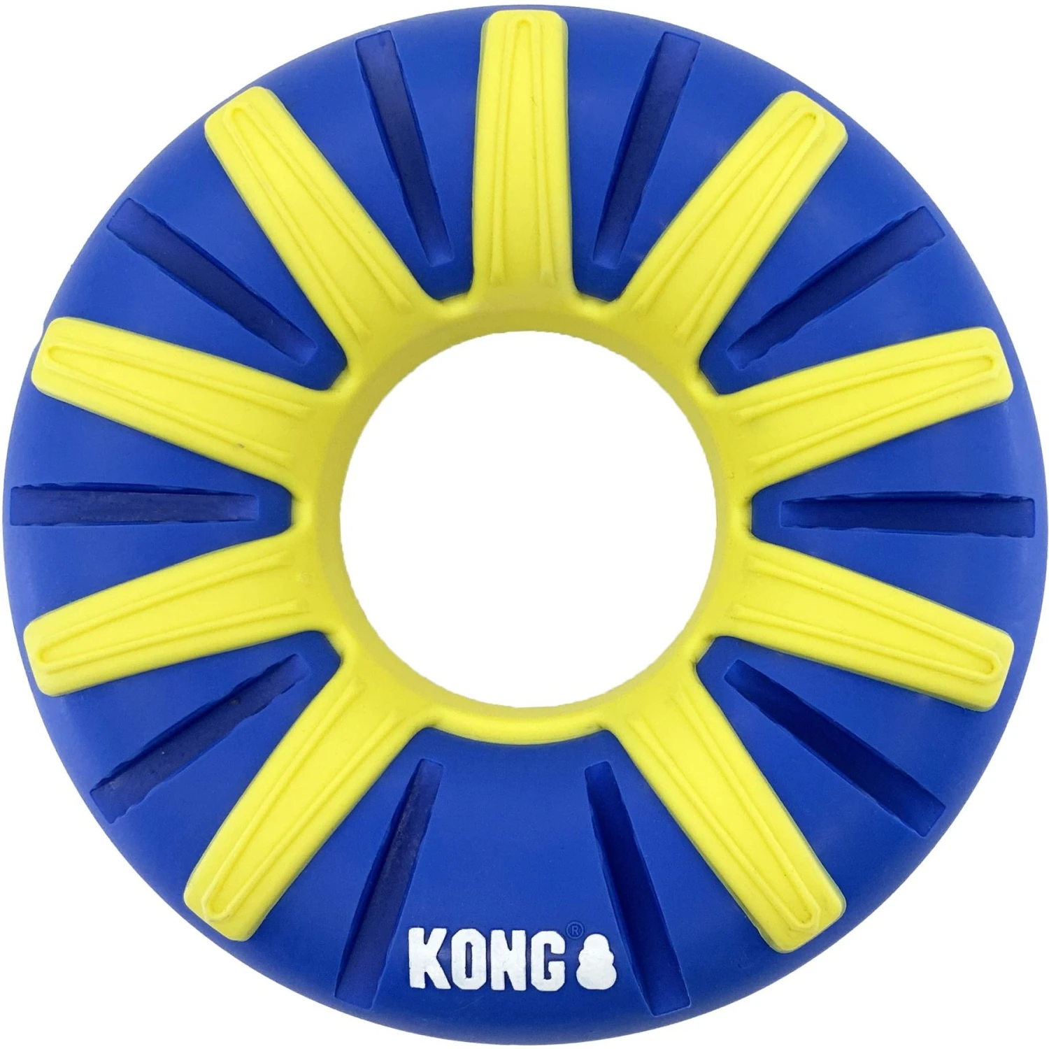 KONG Goodiez Ring Dog Toy, Blue, Medium 3 KONG Goodiez Ring Dog Toy, Blue, Medium