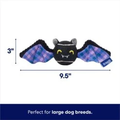 Frisco Halloween Bat Fetch Squeaky Tennis Ball Dog Toy -Pet Dog Toys 668278 PT1. AC SS1800 V1689342245