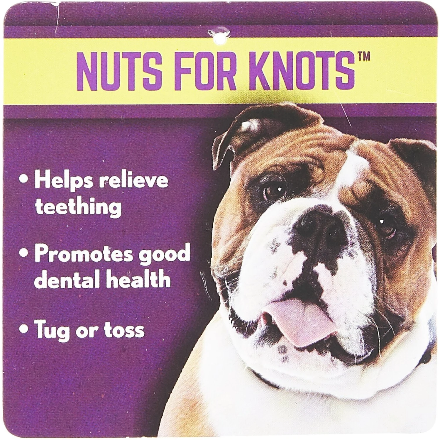 Multipet Nuts For Knots Heavy Duty Rope With Tug Dog Toy, Color Varies 5 Multipet Nuts For Knots Heavy Duty Rope With Tug Dog Toy, Color Varies - Image 3
