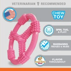 Nylabone Spin Tug & Play Puppy Chew Dog Toy -Pet Dog Toys 686838 PT3. AC SS1800 V1667356053