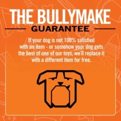 BULLYMAKE Nylon Steak Hard Chew Dog Toy, Red -Pet Dog Toys 705630 PT2. AC SS1800 V1668201827