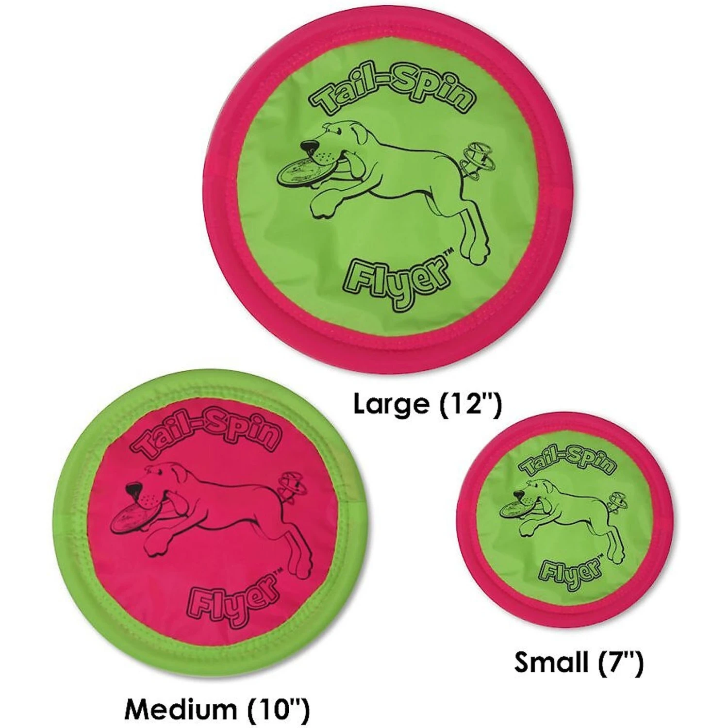 Booda Soft Bite Tail Spin Flyer Flying Disc Dog Toy, Color Varies 5 Booda Soft Bite Tail Spin Flyer Flying Disc Dog Toy, Color Varies - Image 3