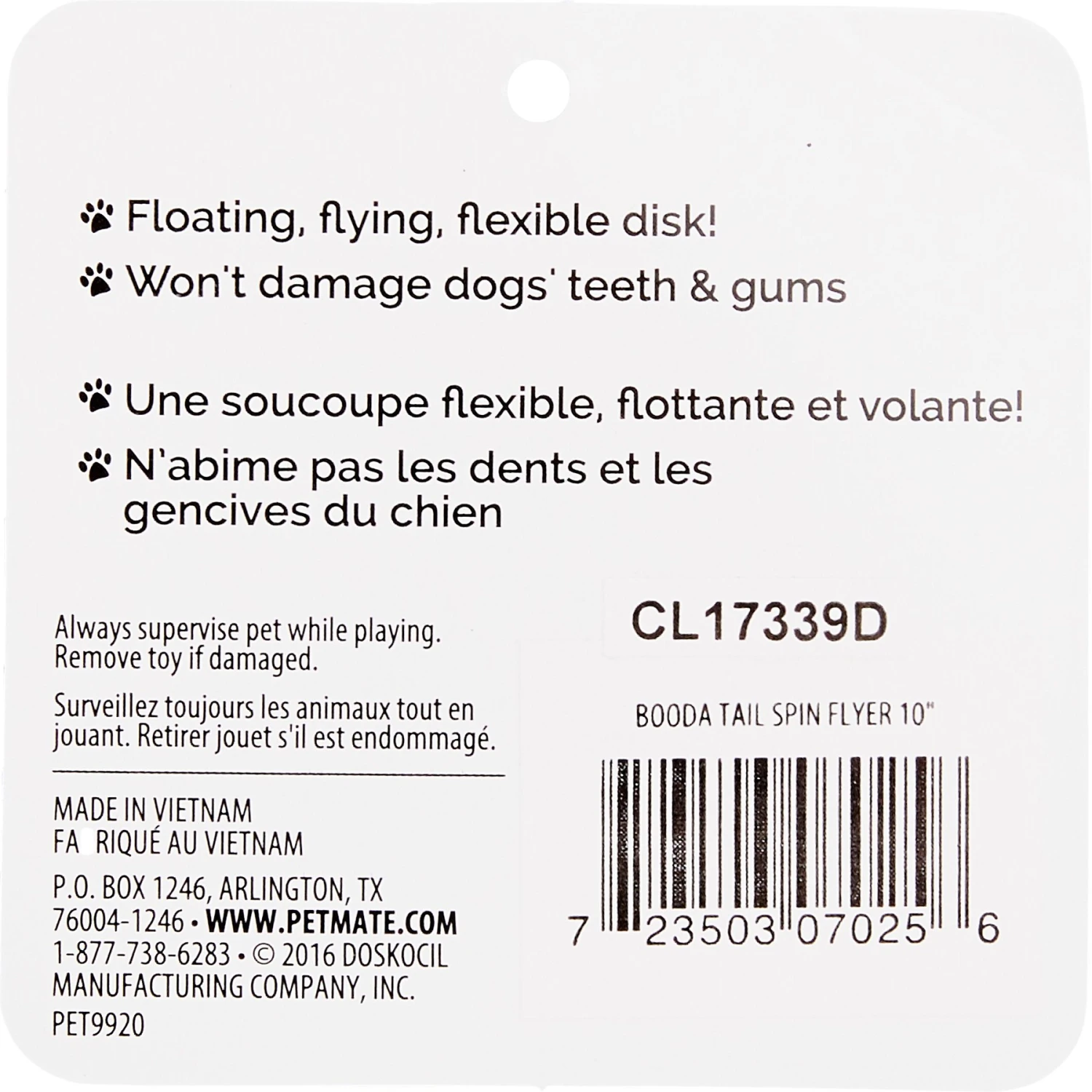 Booda Soft Bite Tail Spin Flyer Flying Disc Dog Toy, Color Varies 6 Booda Soft Bite Tail Spin Flyer Flying Disc Dog Toy, Color Varies - Image 4