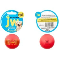JW Pet ISqueak Ball Dog Toy, Color Varies -Pet Dog Toys 71041 PT8. AC SS1800 V1534452154